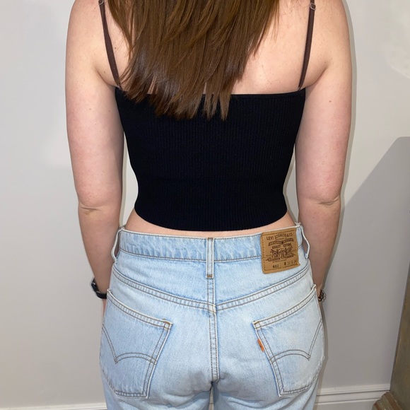 Black tube top - Picture 2 of 3